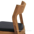 Chaise de profil pour salle à manger